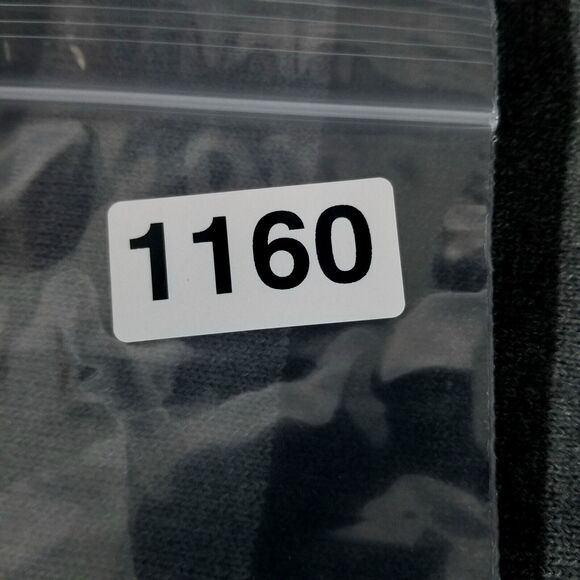 Paper Denim Cloth Black & Gray Striped V Neck Shirt Sweater Mens Sz L Pullover - Picture 10 of 10